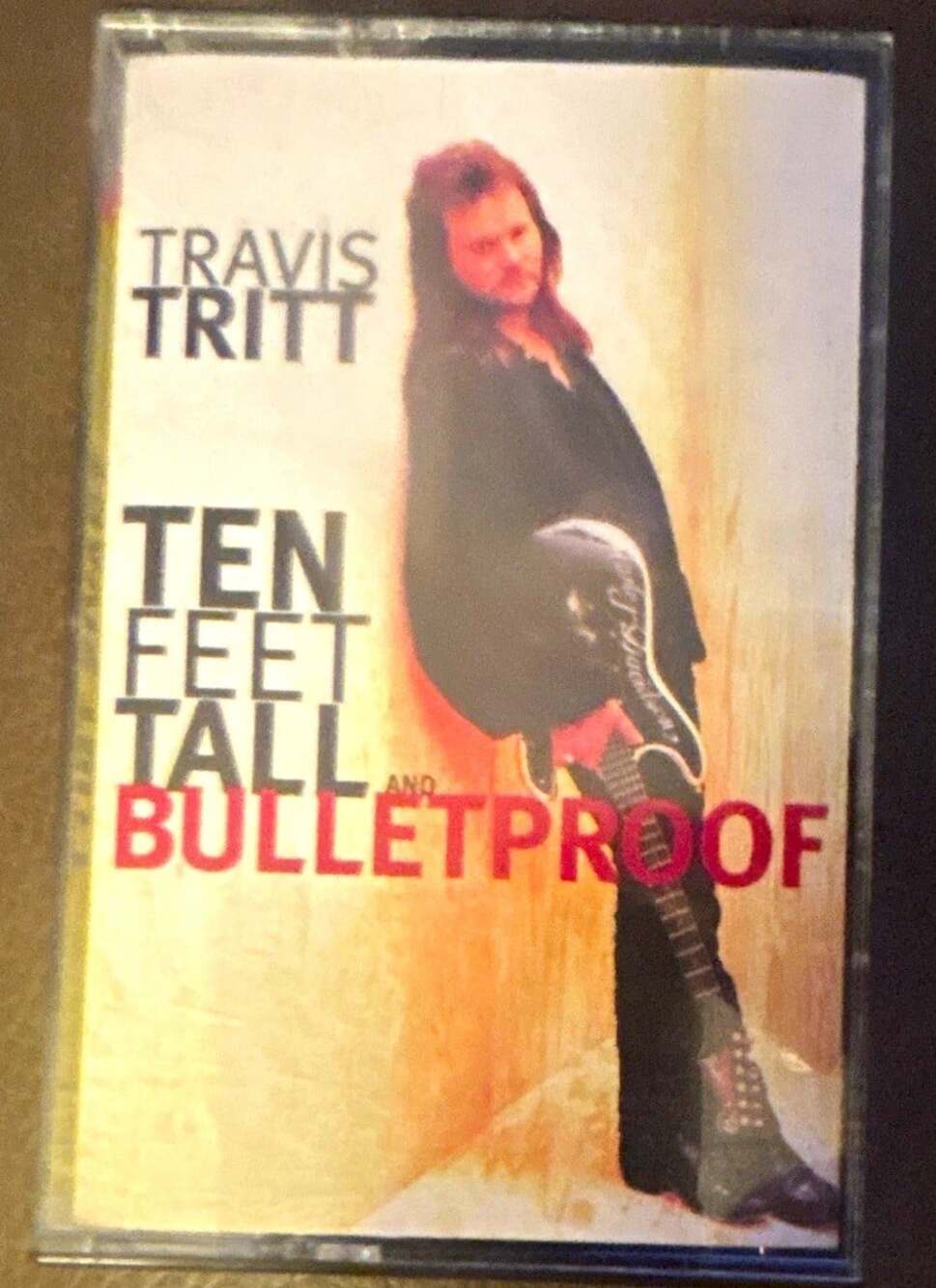 Travis Tritt Ten Feet Tall and Bulletproof Country Cassette, Warner 4-45603